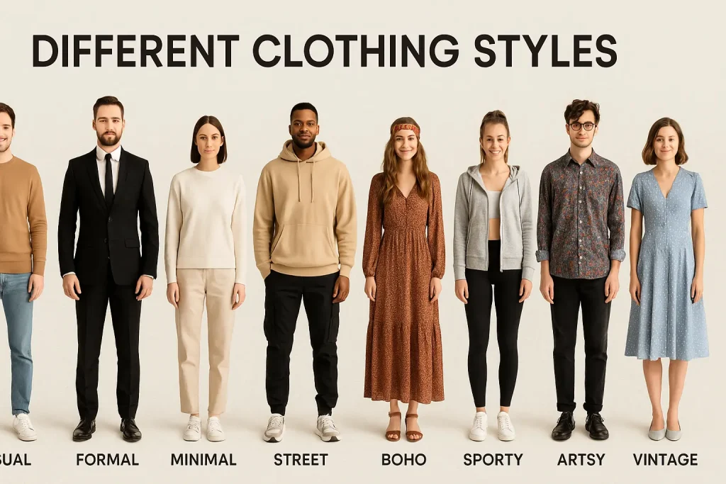 9 سبک‌ مهم لباس و ویژگیهای آنها