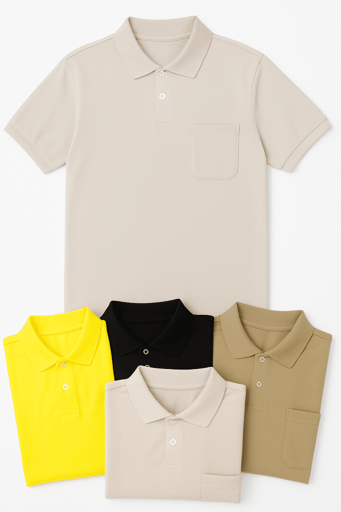 پلوشرت یونی‌سکس جیب‌دار