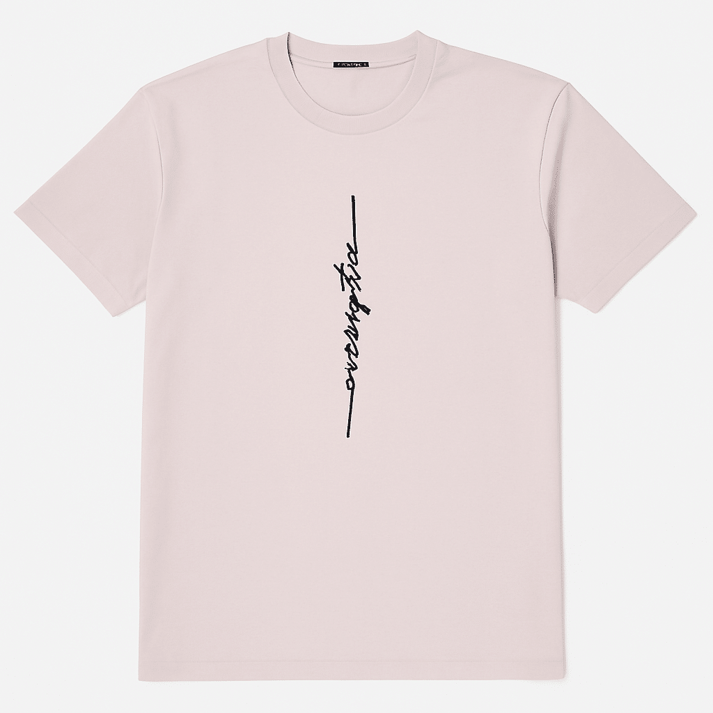 تی‌شرت یونی‌سکس چاپ عمودی